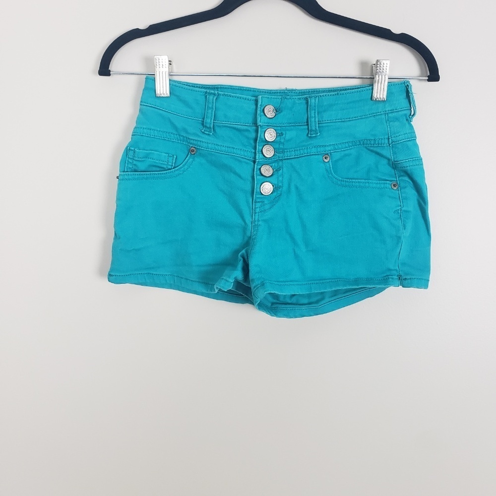 Aeropostale blue, high-rise shorty, shorts C7